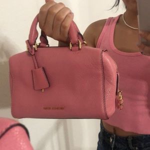 Pink mini Michael Kors bag